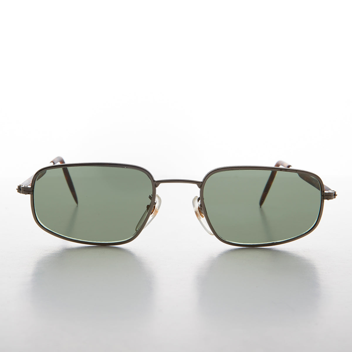 Rectangular Glass Lens Vintage Sunglass - Justin - Image 5