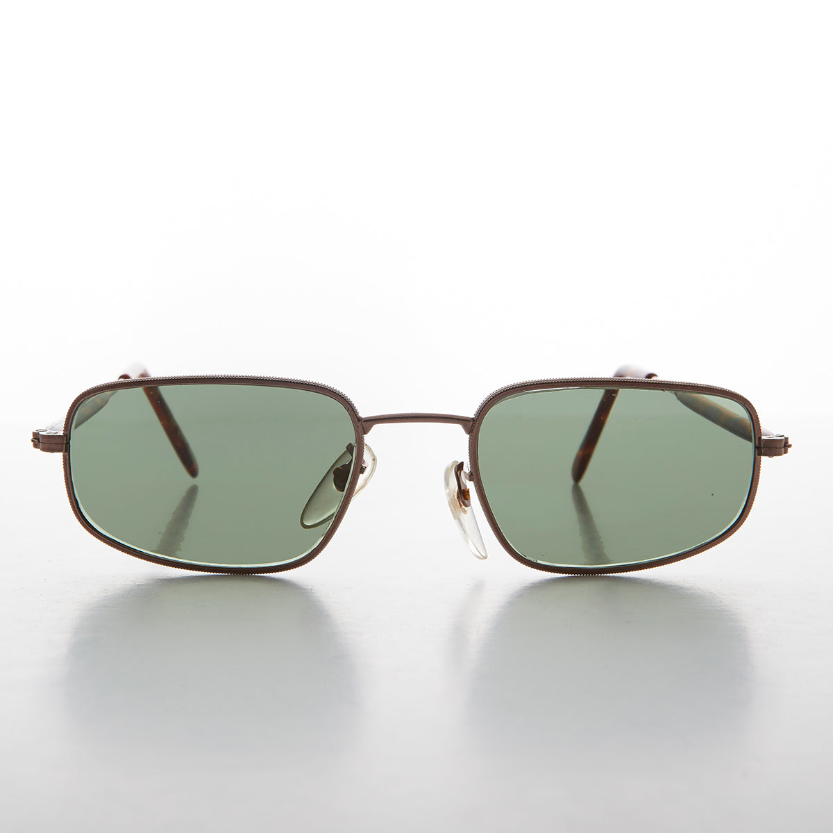 Rectangular Glass Lens Vintage Sunglass - Justin - Image 7