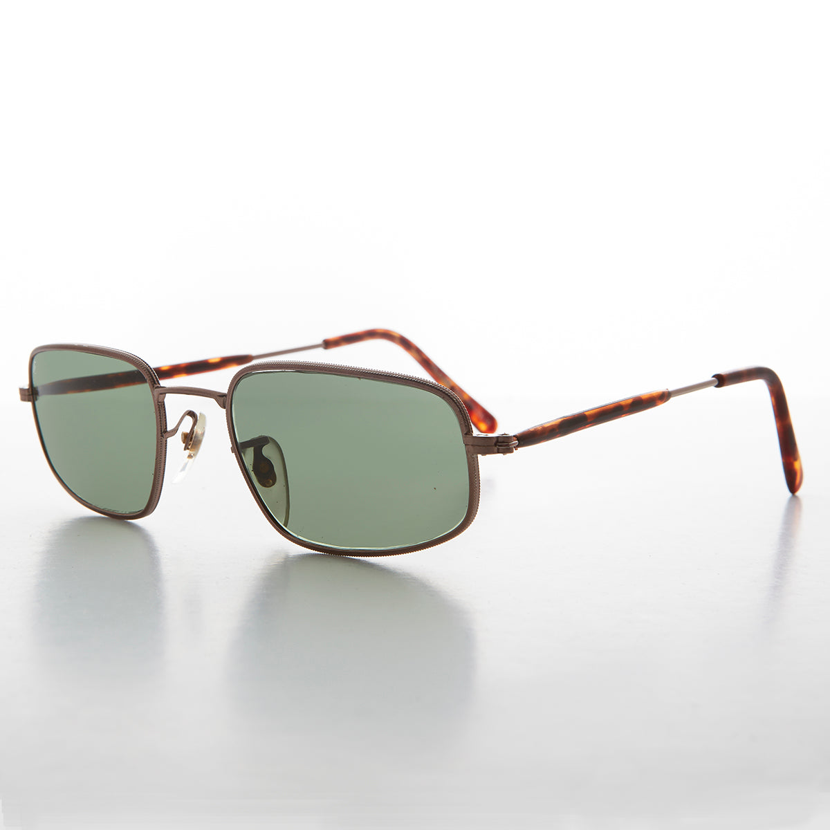 Rectangular Glass Lens Vintage Sunglass - Justin - Image 8