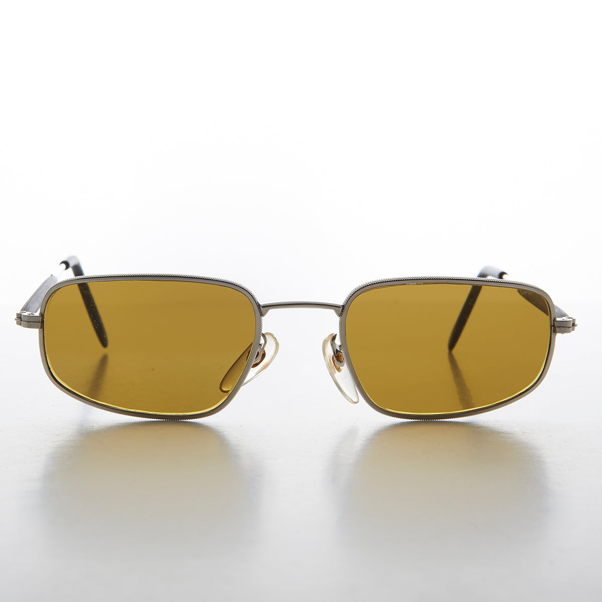 Rectangular Glass Lens Vintage Sunglass - Justin - Image 3