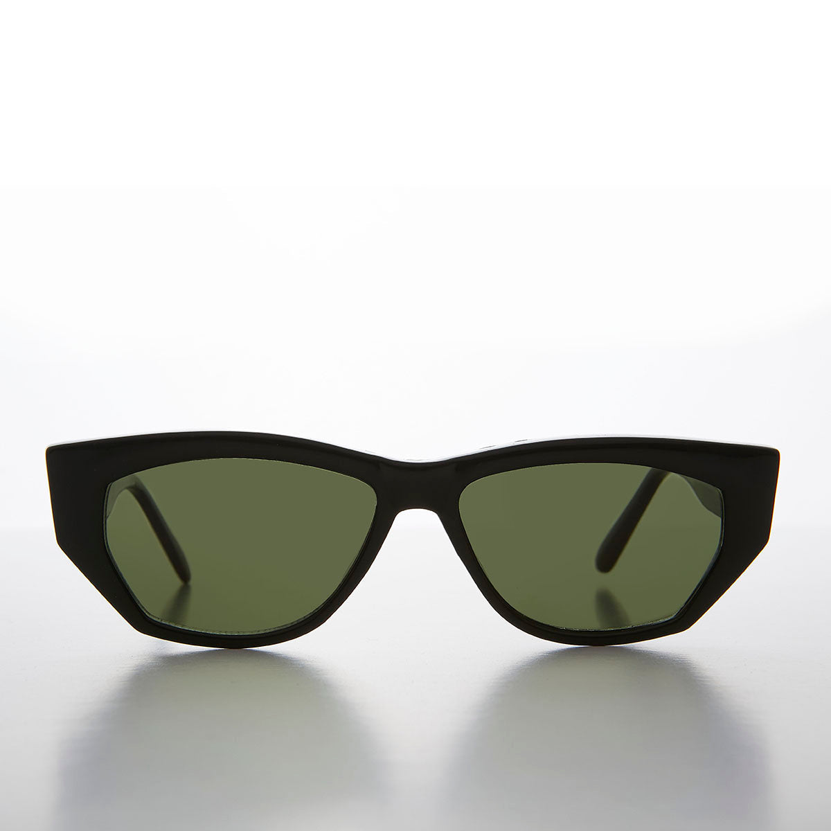 Chunky Mod Street Style Vintage Sunglass with Gold Bling - Val - Image 5