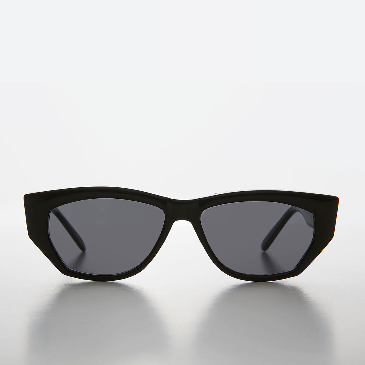Chunky Mod Street Style Vintage Sunglass with Gold Bling - Val - Image 3