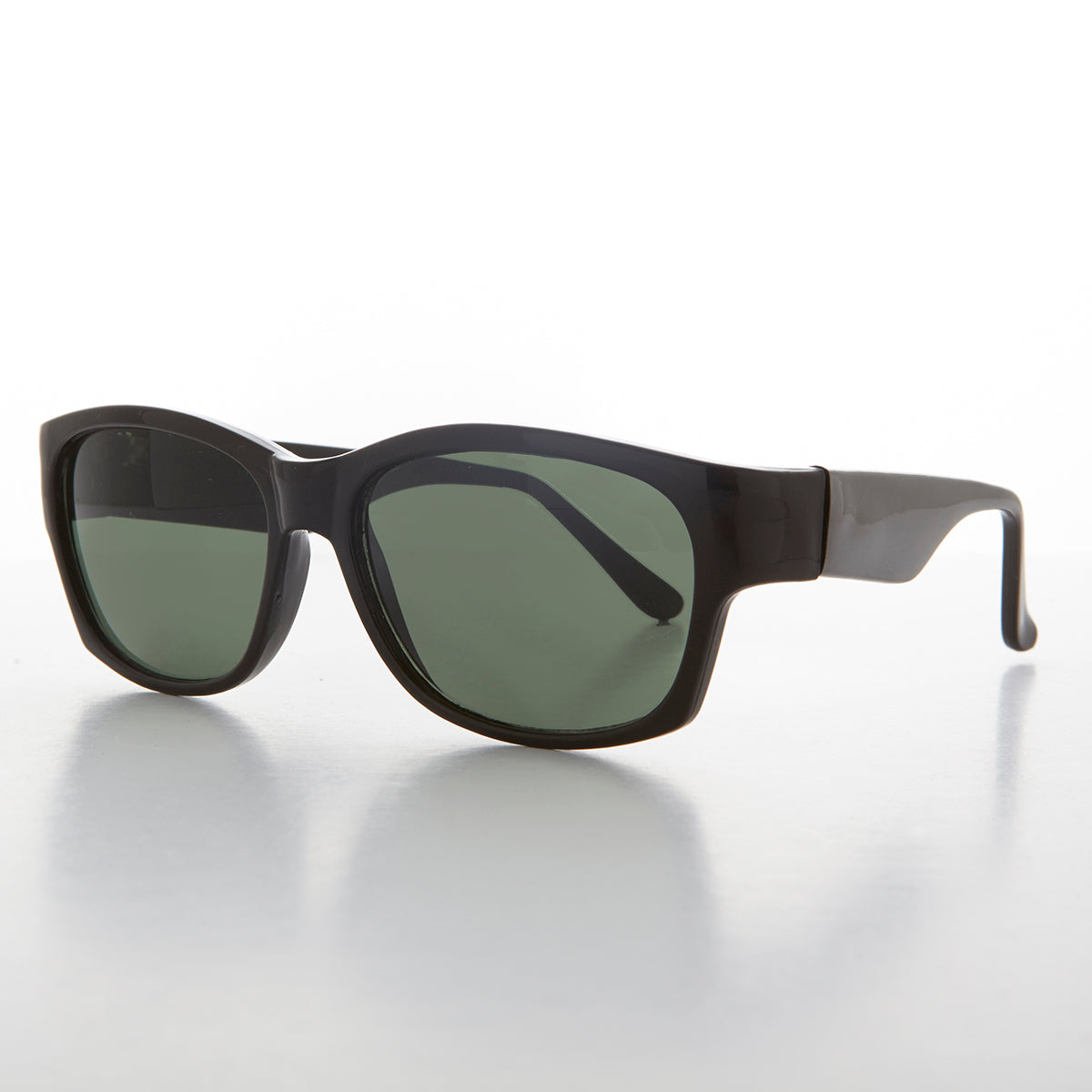 Sporty Vintage Wrap Style Sunglass with Wide Temples - Wiley - Image 4