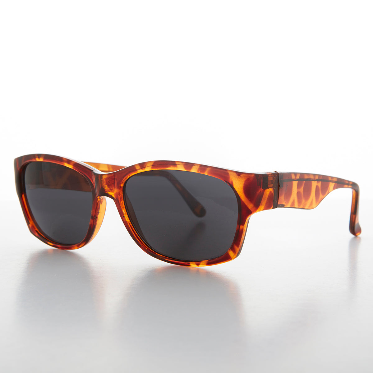 Sporty Vintage Wrap Style Sunglass with Wide Temples - Wiley - Image 10